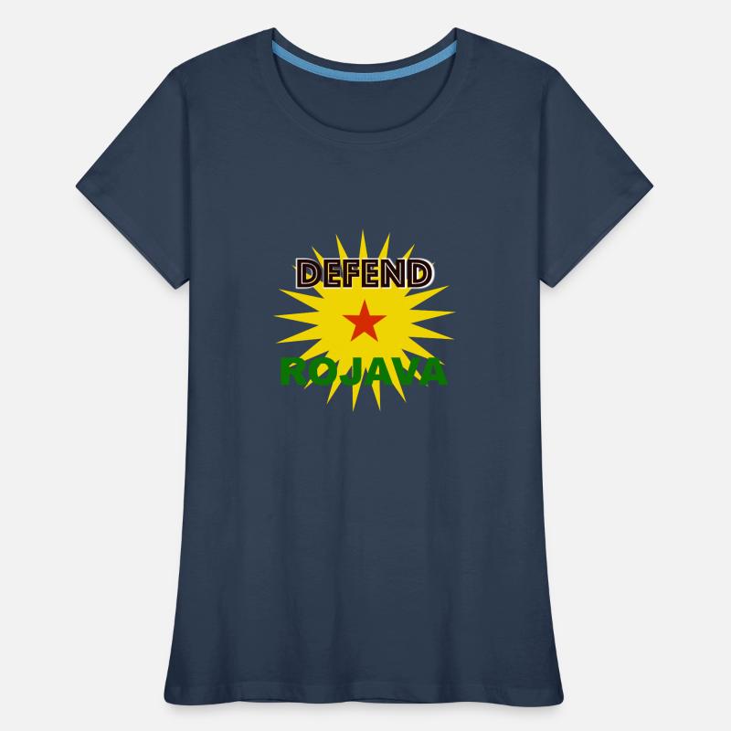 Defend Rojava Women's Premium Organic T-Shirt