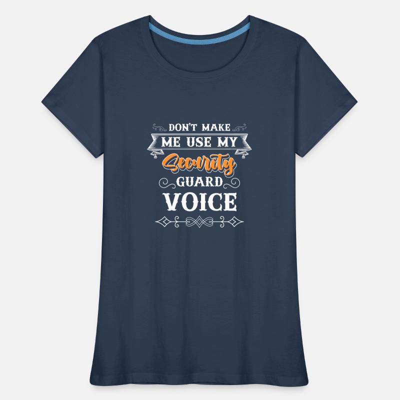 Security Security Night Shift Work Women's Premium Organic T-Shirt