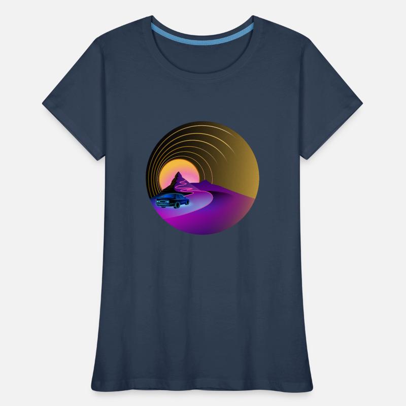 E30 - Retro - Synthwave - Style Frauen Premium Bio T-Shirt