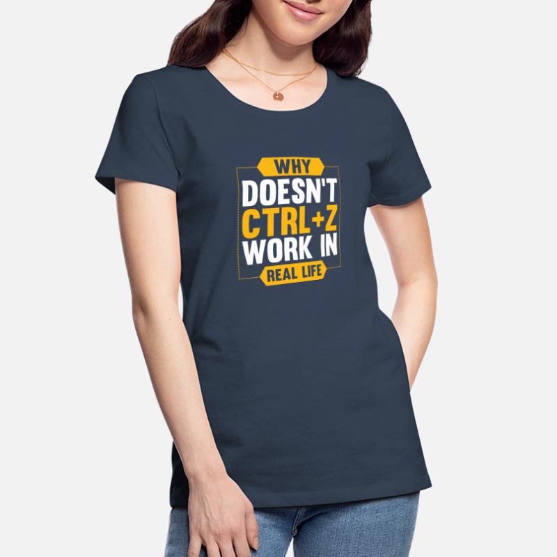 Geschenkprogrammierer PC STRG Z Computer Frauen Premium Bio T-Shirt