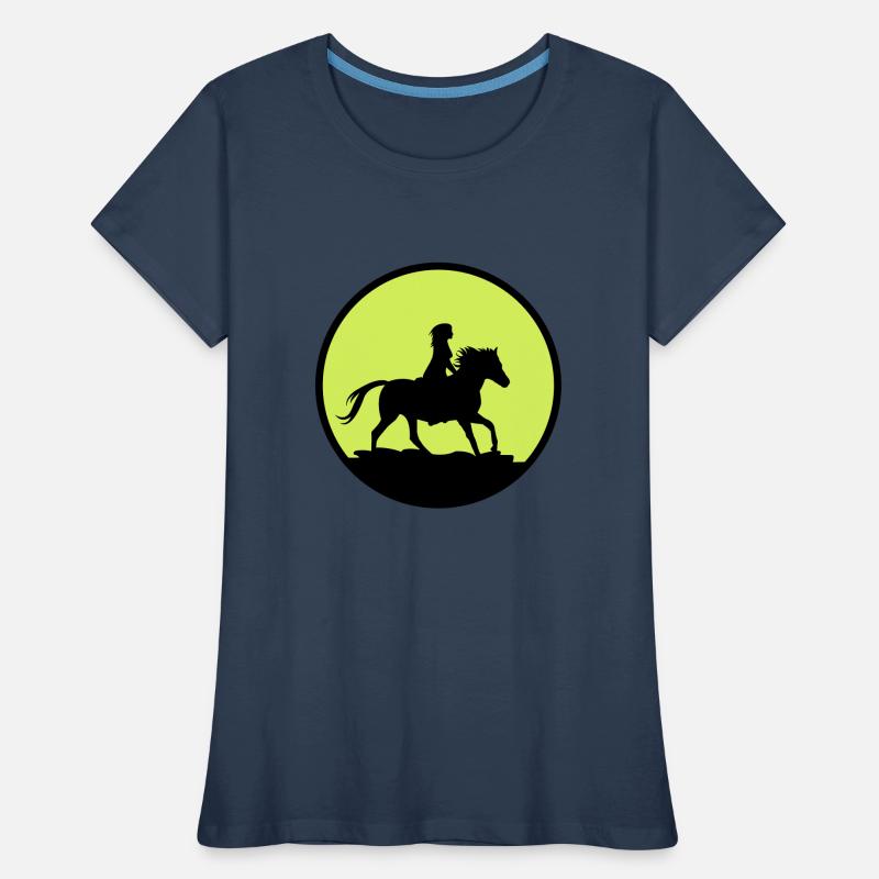 cavalier T-shirt bio Premium Femme