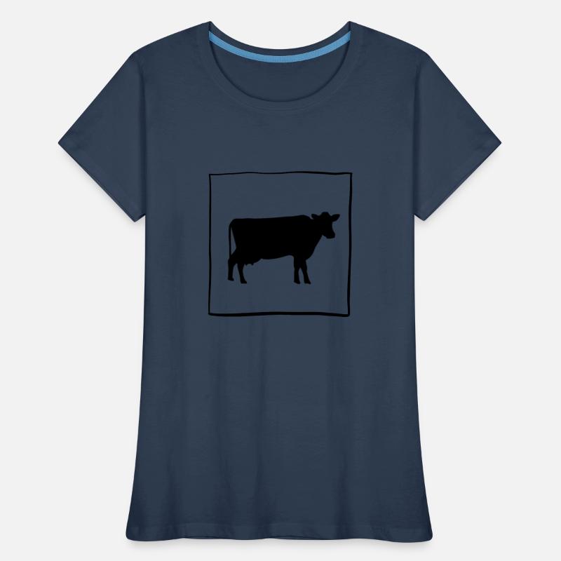 Kuh 1 Frauen Premium Bio T-Shirt