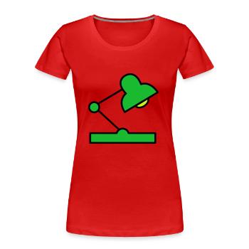 Desk lamp - Women's Premium Organic T-Shirt - navy - Front - Mia (176cm)