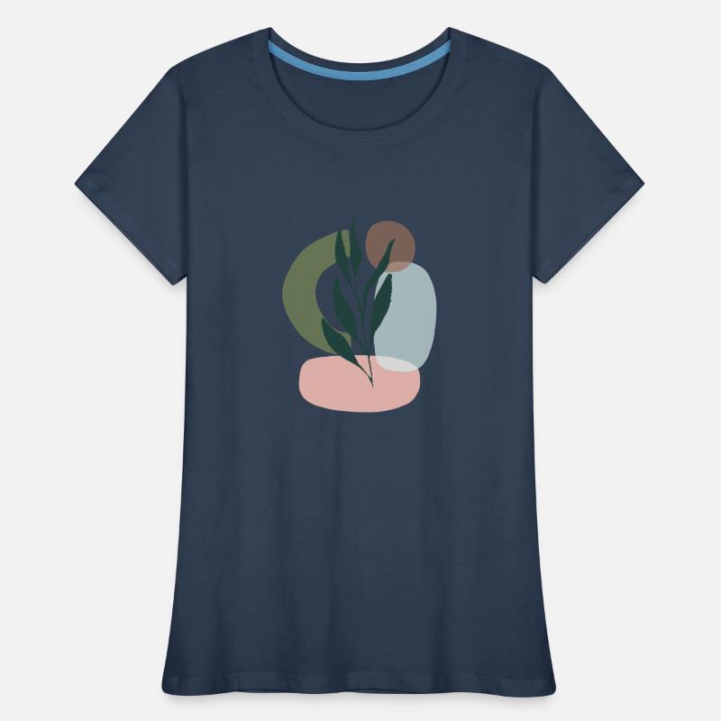 Style bohème minimaliste T-shirt bio Premium Femme