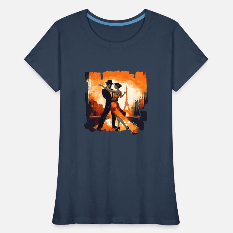 Dans le tango, il n’y a pas de séquence fixe de pas T-shirt bio Premium Femme