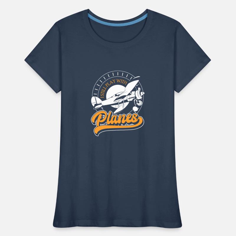 Modellflug Hobby Hobbypilot Testpilot Frauen Premium Bio T-Shirt