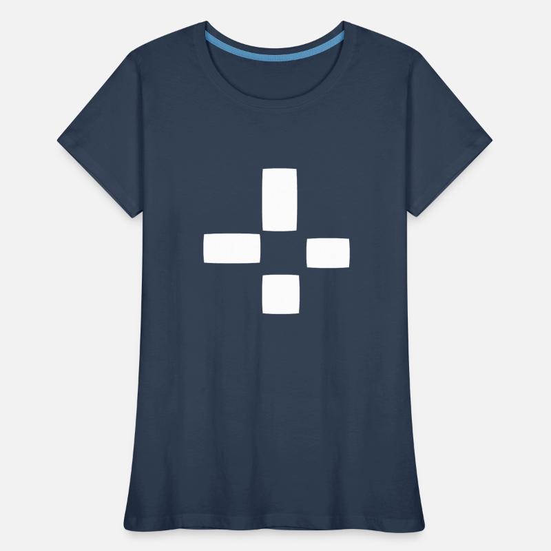 Square Pattern Four Shapes Shape Women's Premium Organic T-Shirt