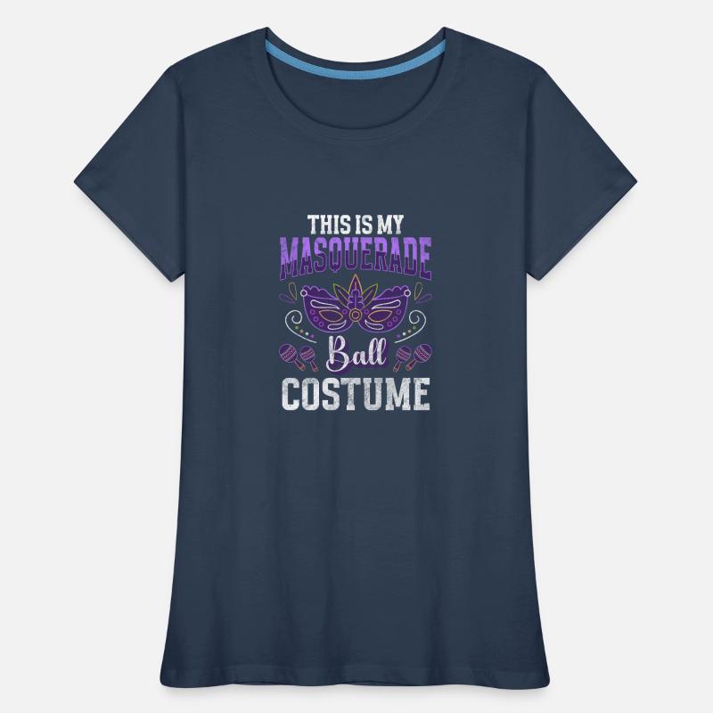 Masque Célébration Inconnu Second Visage T-shirt bio Premium Femme