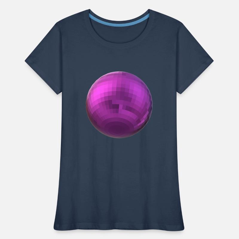 sphère violette T-shirt bio Premium Femme