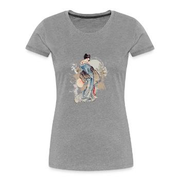 Asia Dragon Legends Fairy Tales - Women's Premium Organic T-Shirt - navy - Front - Mia (176cm)