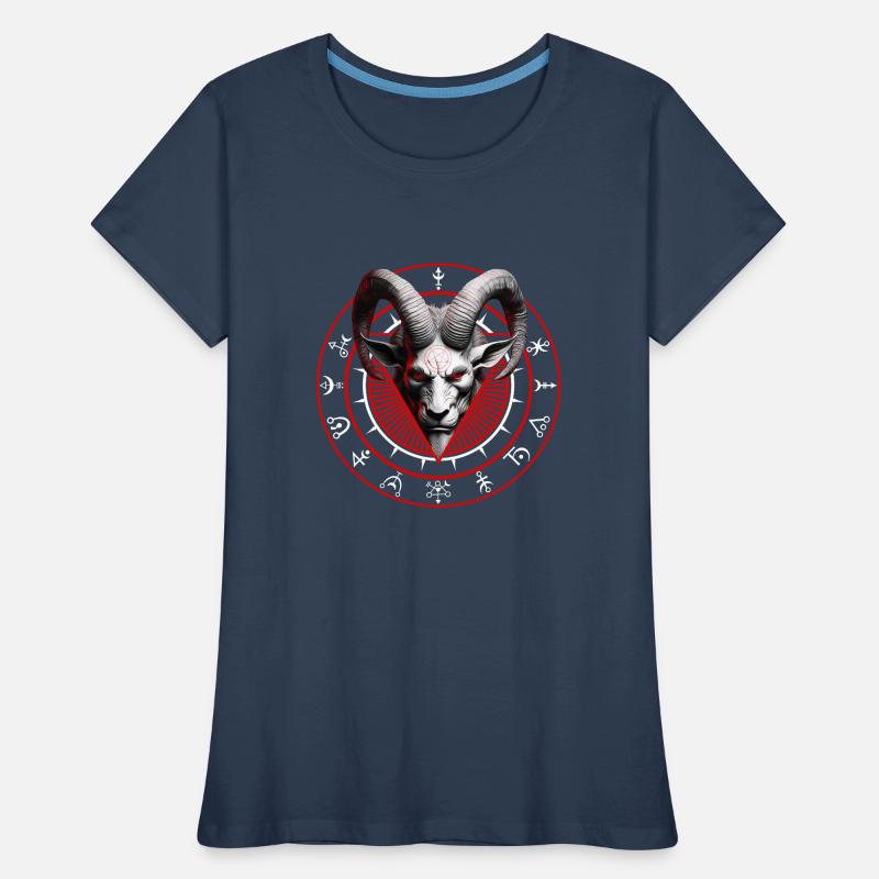 Baphomet Sorcery Frauen Premium Bio T-Shirt