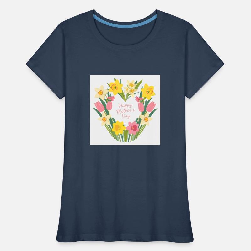 Muttertags Geschenk Blumenstrauß Frauen Premium Bio T-Shirt