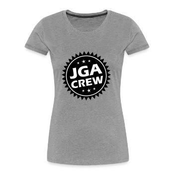 Jga Crew Junggesellenabschied - Frauen Premium Bio T-Shirt - Navy - Vorne - Mia (176cm)