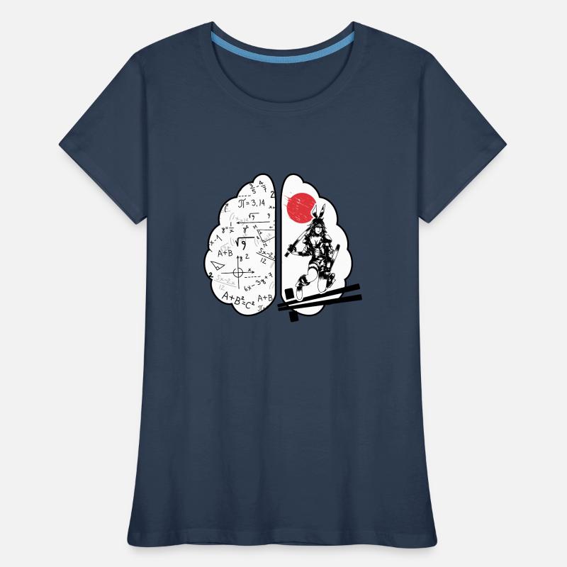 Math lesson "half math half anime" Women's Premium Organic T-Shirt