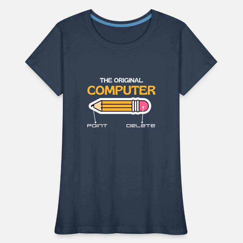 The Original Computer, Retro Computer Lovers Women's Premium Organic T-Shirt
