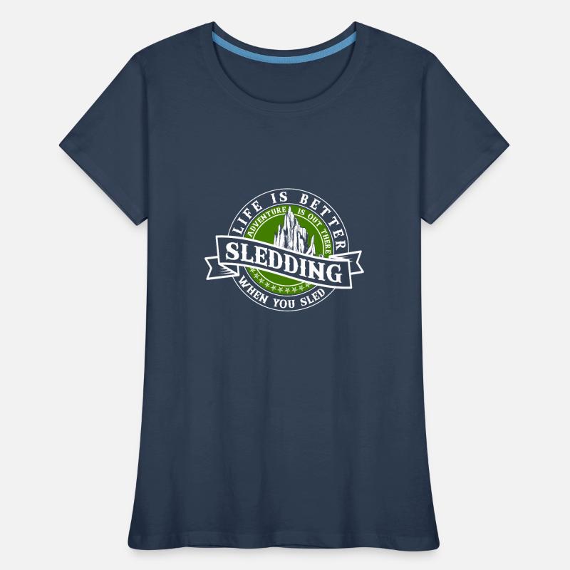 Sledging Sledging Slides Women's Premium Organic T-Shirt