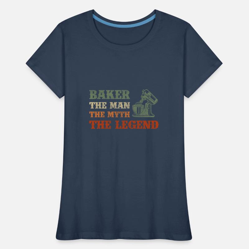 Baking rolls work Women's Premium Organic T-Shirt