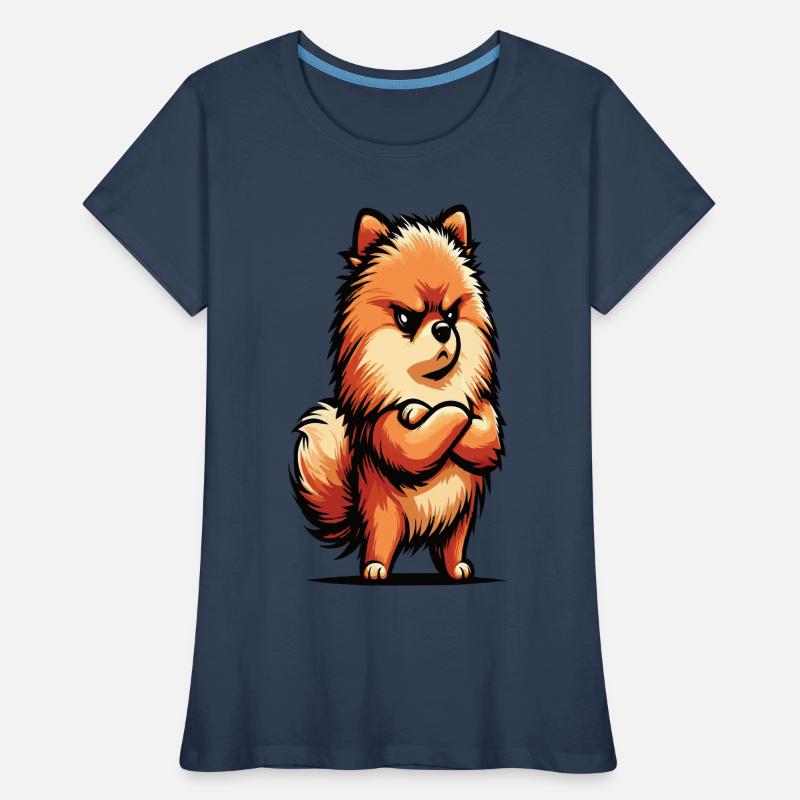 Pomeranian Dwarf Spitz Dwarf Spitz Holder Spitz Women's Premium Organic T-Shirt