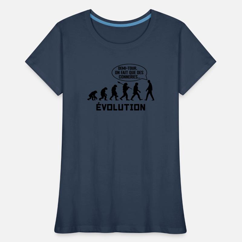 évolution T-shirt bio Premium Femme
