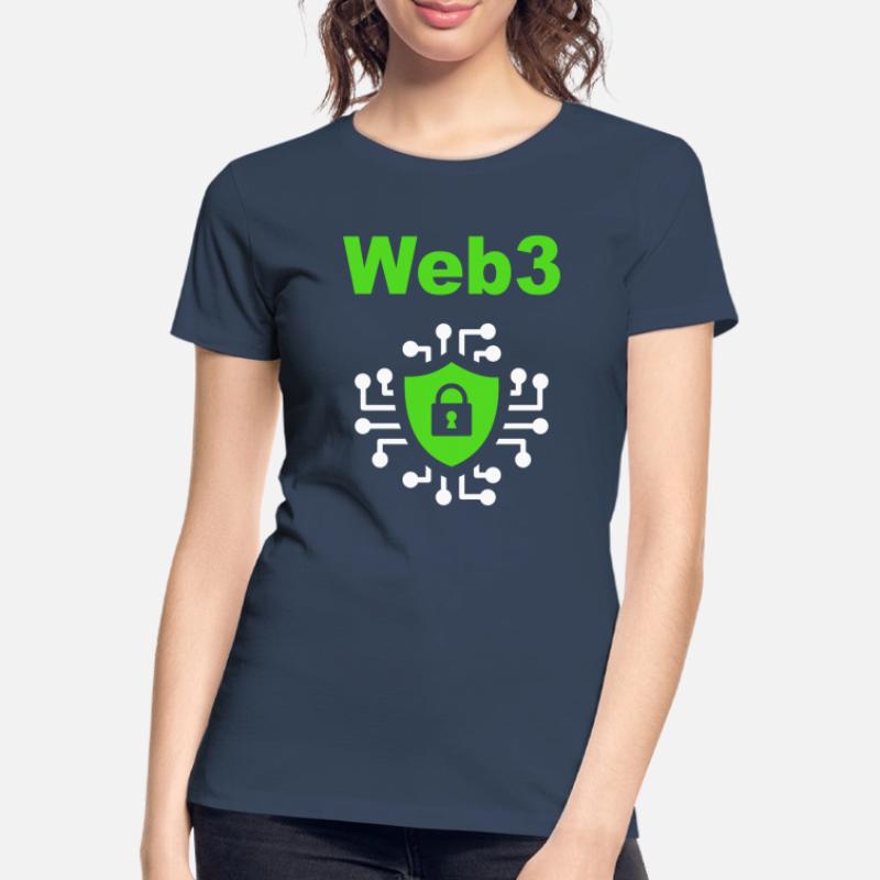 Web3 Cryptocurrency Blockchain Software Developer Women's Premium Organic T-Shirt