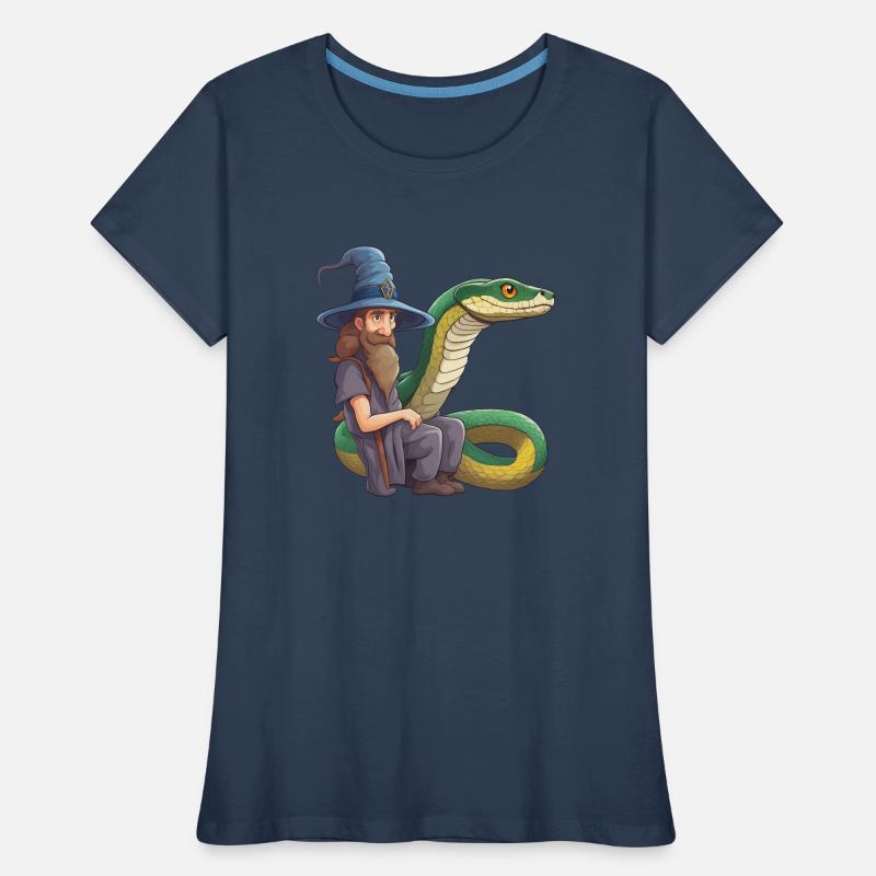 Wizard Snake Anaconda snake Snake Boa Python Women's Premium Organic T-Shirt