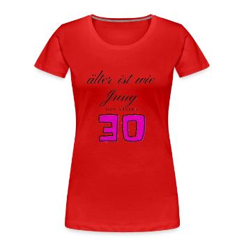 30. Geburtstag - Frauen Premium Bio T-Shirt - Navy - Vorne - Mia (176cm)