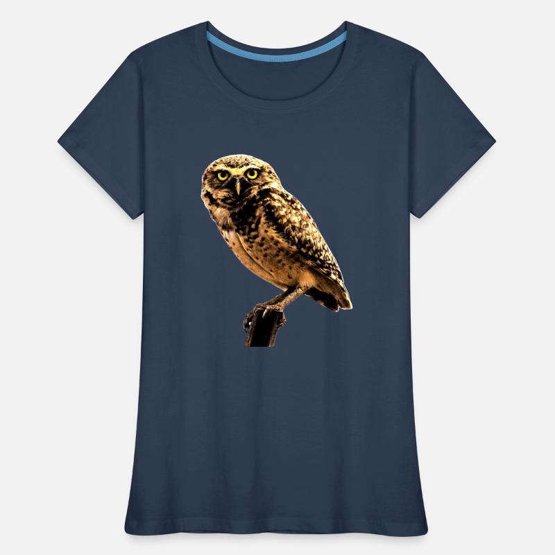 Die Eule die Eule Frauen Premium Bio T-Shirt
