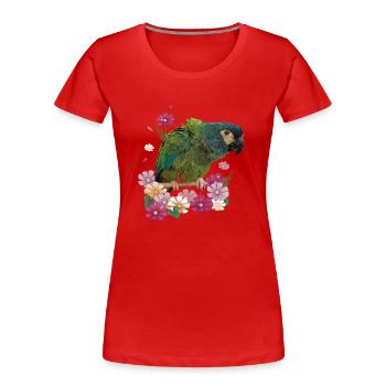 The Maracanã - Women's Premium Organic T-Shirt - navy - Front - Mia (176cm)