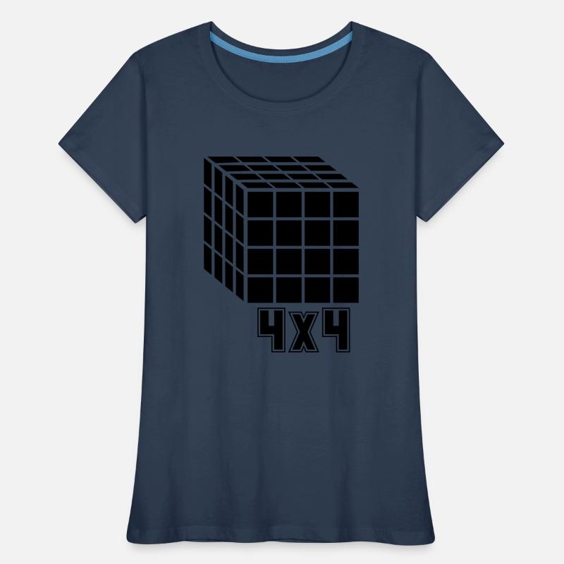 4x4 Cube Cube Women's Premium Organic T-Shirt