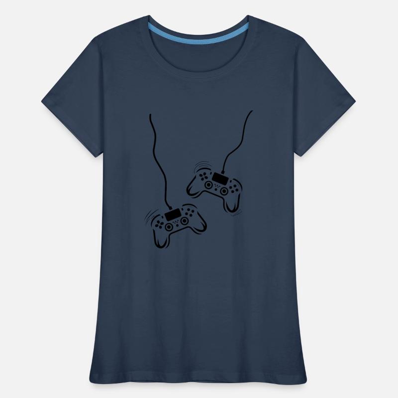 Game Console Controller Women's Premium Organic T-Shirt