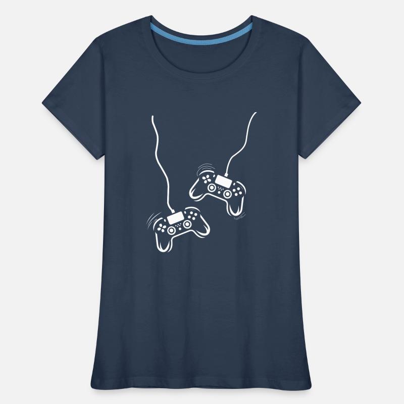 Game Console Controller Women's Premium Organic T-Shirt