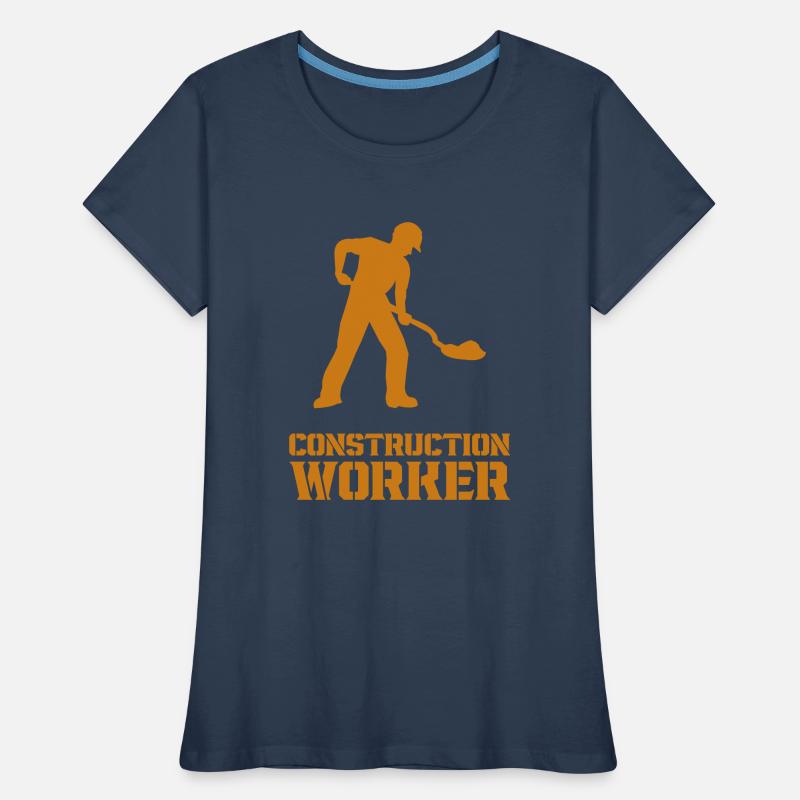 Construction Worker Construction Site Worker Women's Premium Organic T-Shirt