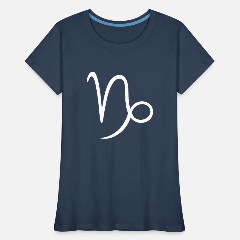 Sternzeichen Steinbock Frauen Premium Bio T-Shirt