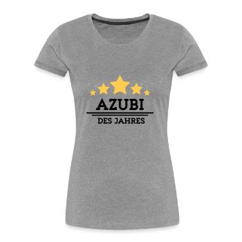 azubi des Jahres - Frauen Premium Bio T-Shirt - Navy - Vorne - Mia (176cm)