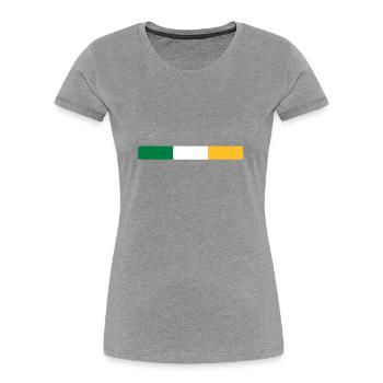 Irlande - Women's Premium Organic T-Shirt - navy - Front - Mia (176cm)