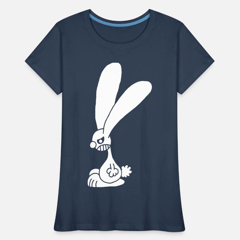 Grumpy White Rabbit Women's Premium Organic T-Shirt