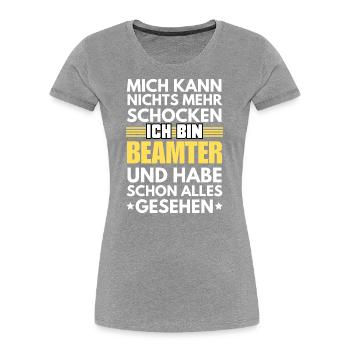 Non-shockable official - Women's Premium Organic T-Shirt - navy - Front - Mia (176cm)
