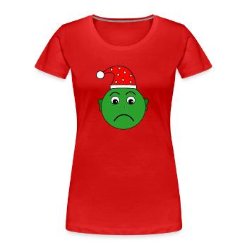 Another Christmas grouch - Women's Premium Organic T-Shirt - navy - Front - Mia (176cm)