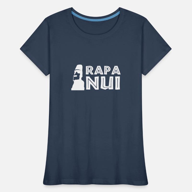 Rapa Nui Moi Easter Island Polynesia Gift Idea Women's Premium Organic T-Shirt