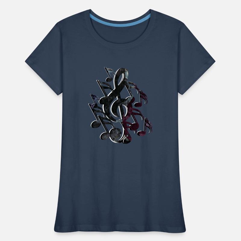 Notes de clé T-shirt bio Premium Femme
