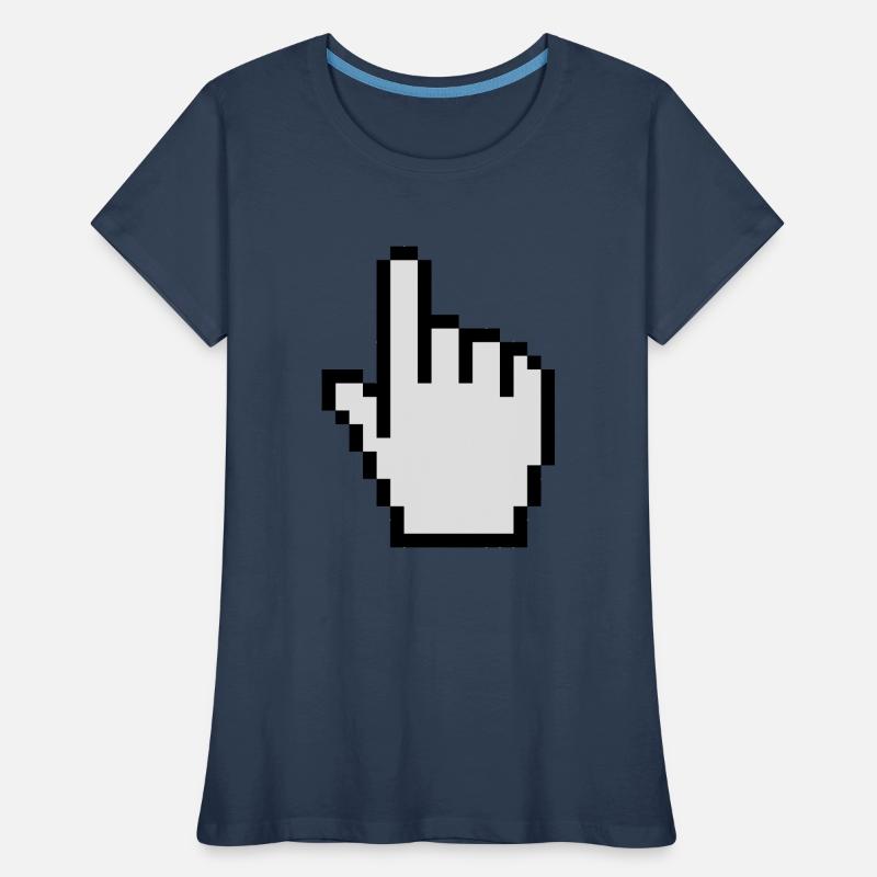 Mouse pointer T-shirt bio Premium Femme