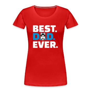 Husky - Women's Premium Organic T-Shirt - navy - Front - Mia (176cm)