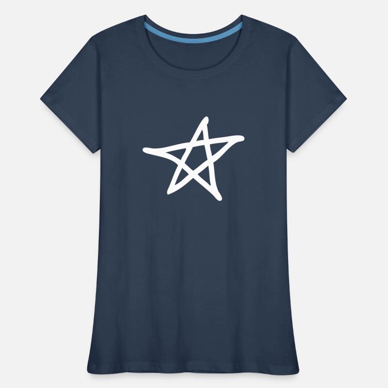 Pentacle - Devil - 666 - Star Women's Premium Organic T-Shirt