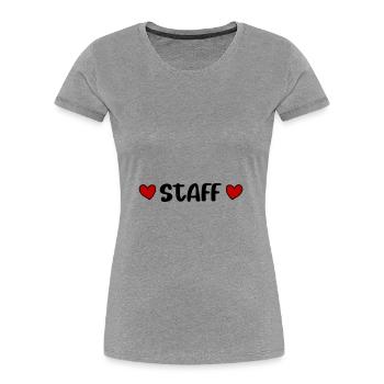 Cœur du personnel - T-shirt bio Premium Femme -  - Devant - Mia (176cm)