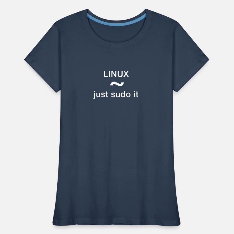 just sudo it pc programmierer nerd code löschen un Frauen Premium Bio T-Shirt