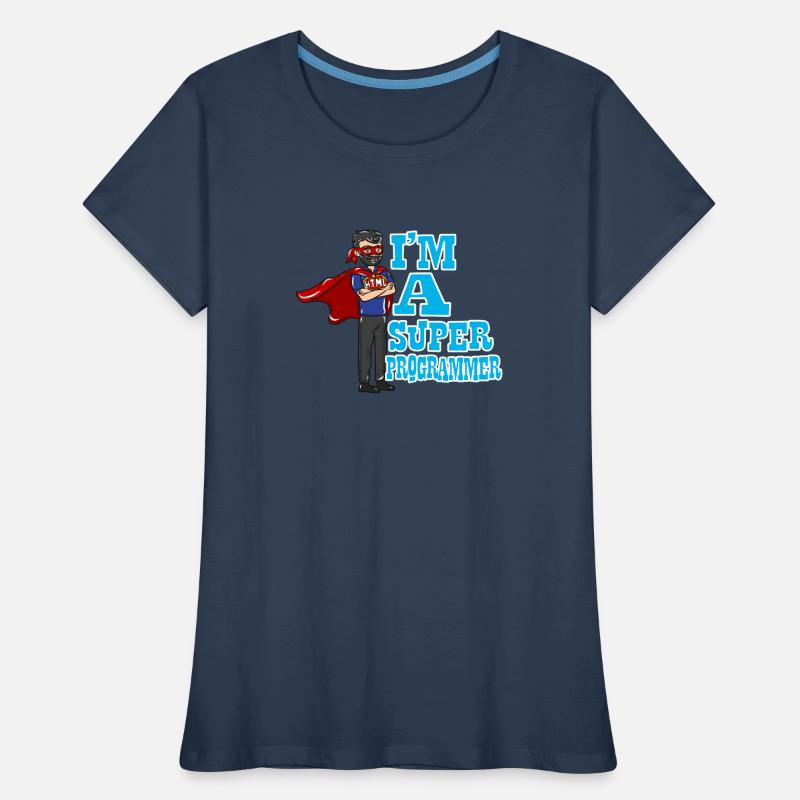 Programmierer Informatik Geschenk Frauen Premium Bio T-Shirt