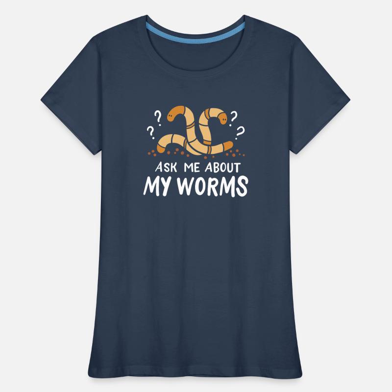 Worms Constructeurs de vers T-shirt bio Premium Femme