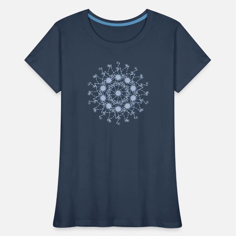 Mandala | Random patterns rotated Women's Premium Organic T-Shirt