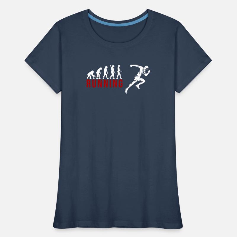 Evolution Running Frauen Premium Bio T-Shirt