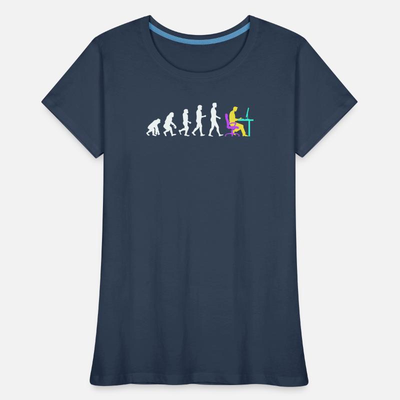 Developer Evolution Computergeek Open Source Women's Premium Organic T-Shirt